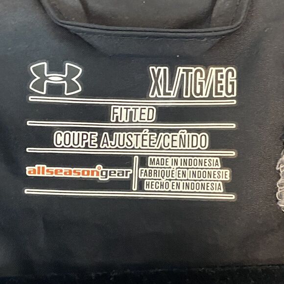 UNDER ARMOUR UA Qualifier Woven Jacket Women's XL Black Gray Fitted Wind Rain - Picture 4 of 7